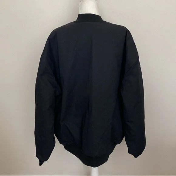 NWOT Red Cap workwear Men's Black Bomber Jacket